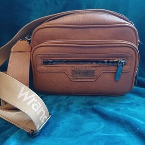 Wrangler Brown Crossbody Bag for Men